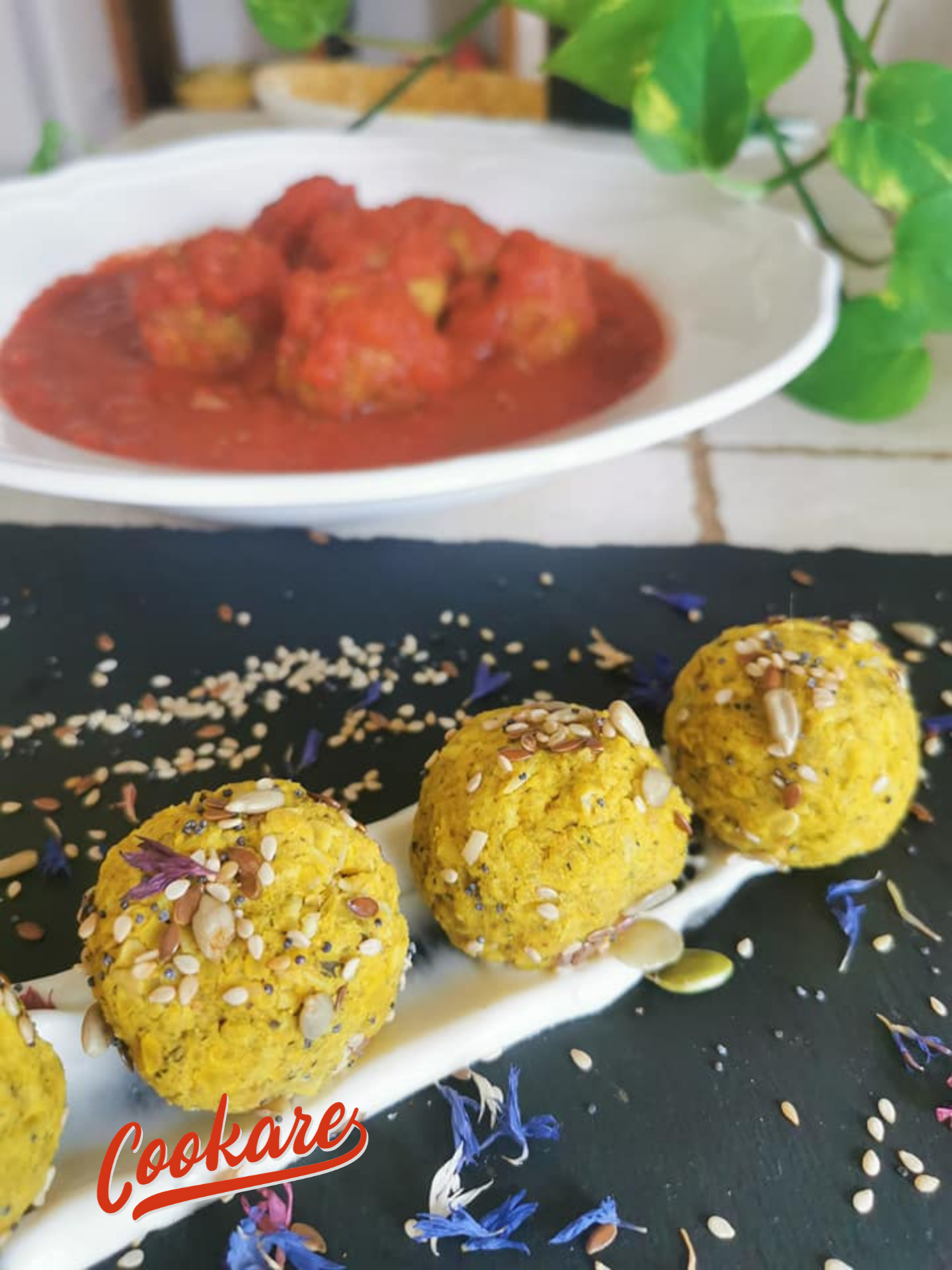 Polpette Di Lenticchie Rosse Avena E Curry Forplant Basedfoodlovers